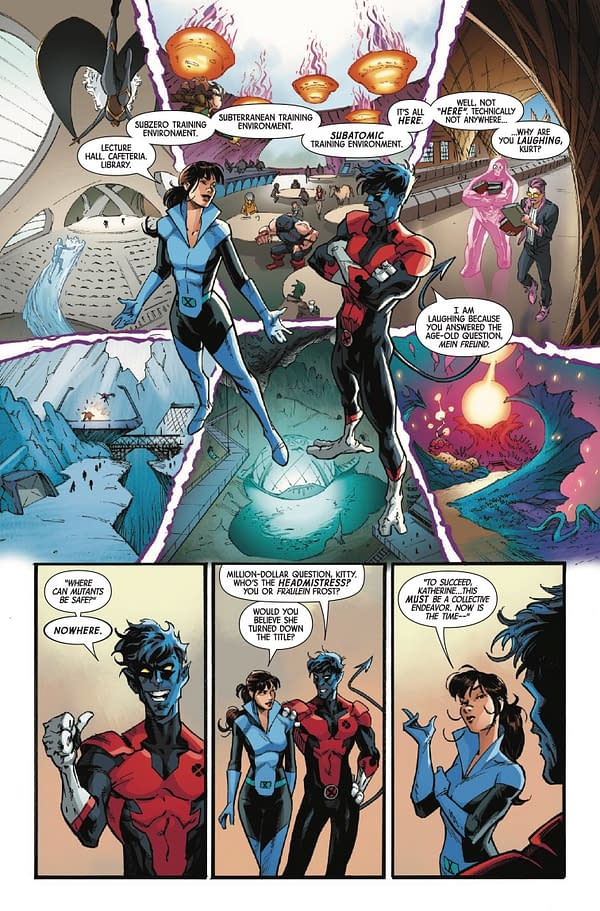 Interior preview page from X-MEN UNITED #1 STEFANO CASELLI COVER