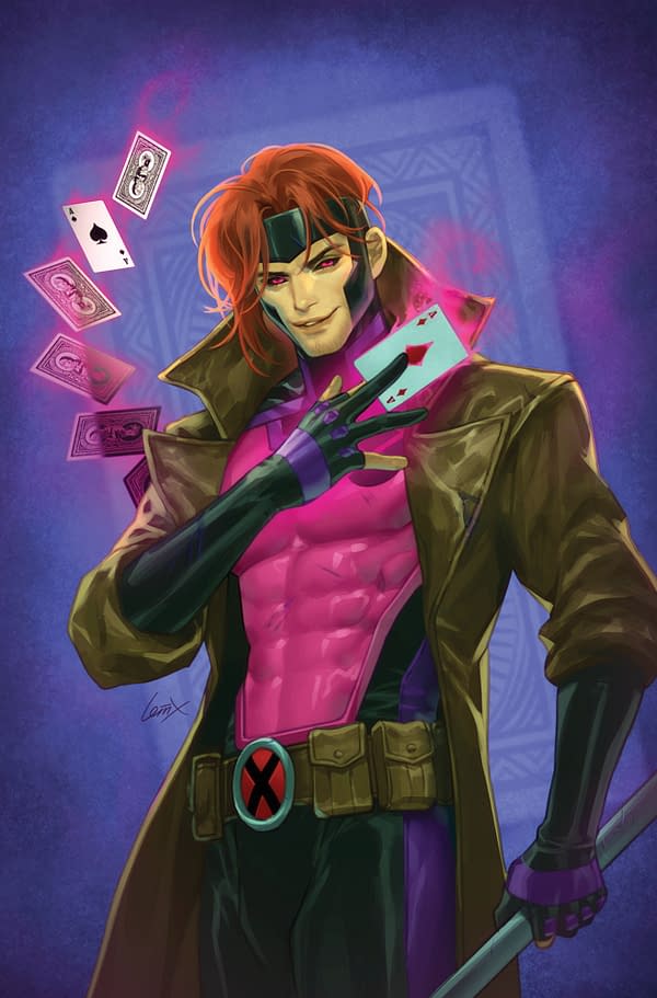 Cover image for UNCANNY X-MEN #27 LEIRIX GAMBIT VIRGIN VARIANT