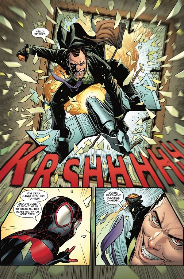 Interior preview page from AMAZING SPIDER-MAN: SPIDER-VERSITY #1 GIUSEPPE CAMUNCOLI COVER