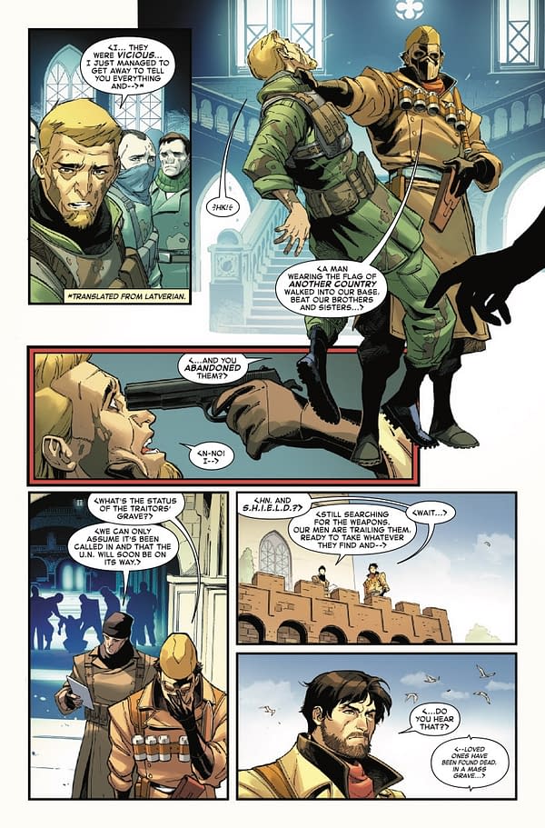 Interior preview page from CAPTAIN AMERICA #9 VALERIO SCHITI COVER