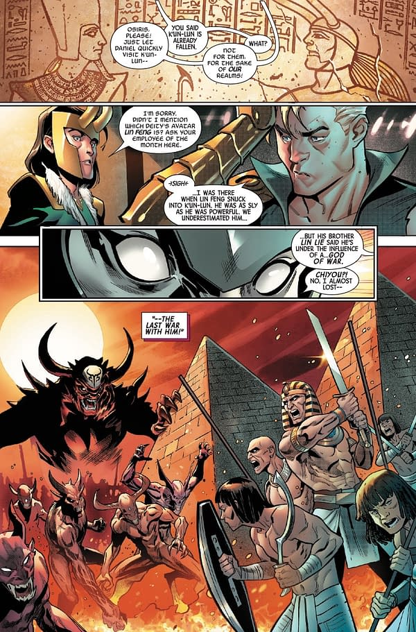 Interior preview page from DEADLY HANDS OF K'UN-LUN #3 LEINIL YU COVER