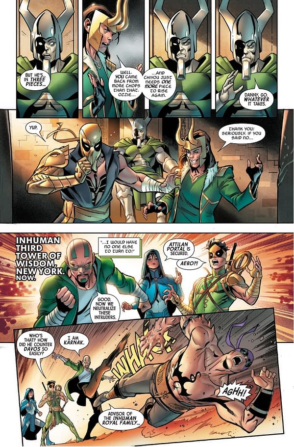Interior preview page from DEADLY HANDS OF K'UN-LUN #3 LEINIL YU COVER