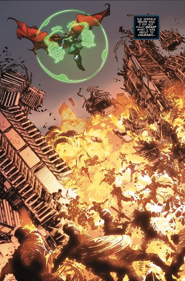 Interior preview page from DOOM 2099: RAGE OF DOOM #1 JUNGGEUN YOON COVER