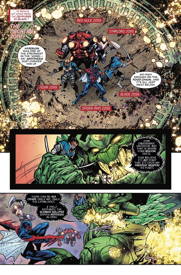 Interior preview page from THE END 2099 #5 DAVID MARQUEZ COVER