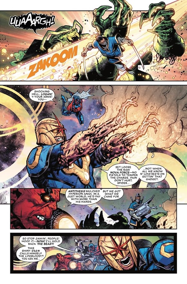 Interior preview page from THE END 2099 #5 DAVID MARQUEZ COVER