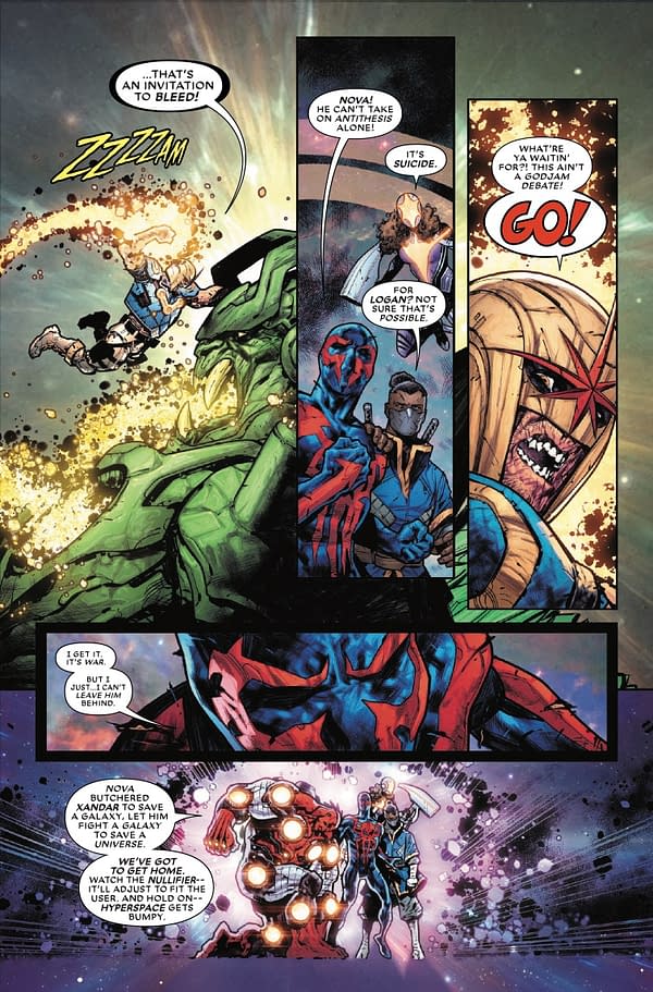 Interior preview page from THE END 2099 #5 DAVID MARQUEZ COVER