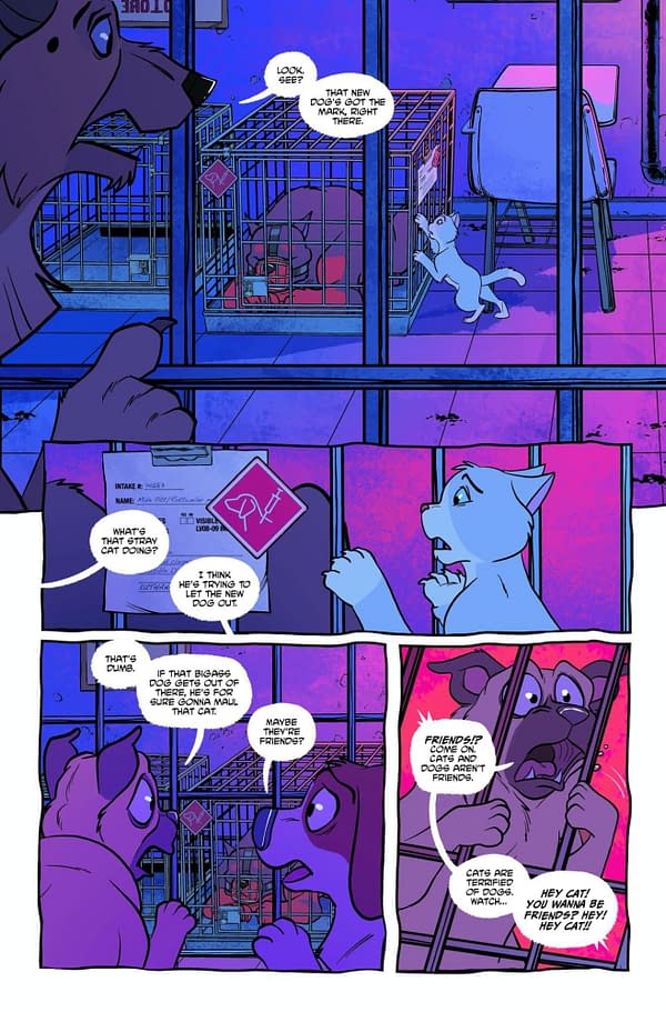 Interior preview page from Feral #22