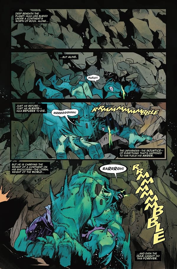 Interior preview page from HULK: SMASH EVERYTHING #5 ADAM KUBERT COVER