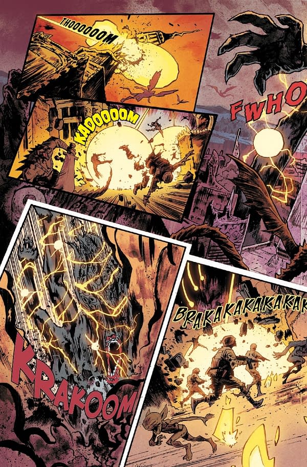 Interior preview page from INFERNAL HULK #6 NIC KLEIN COVER