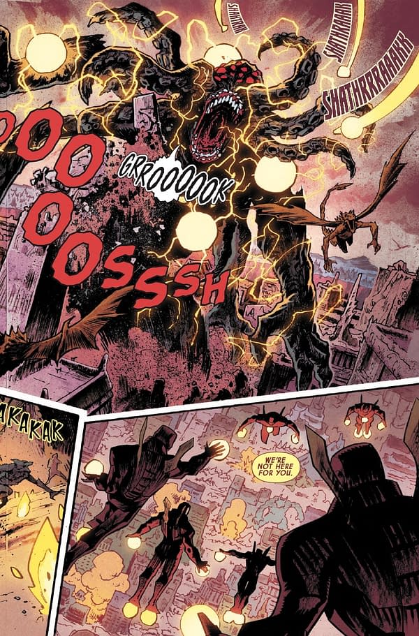 Interior preview page from INFERNAL HULK #6 NIC KLEIN COVER