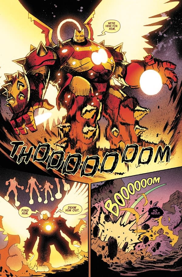 Interior preview page from INFERNAL HULK #6 NIC KLEIN COVER