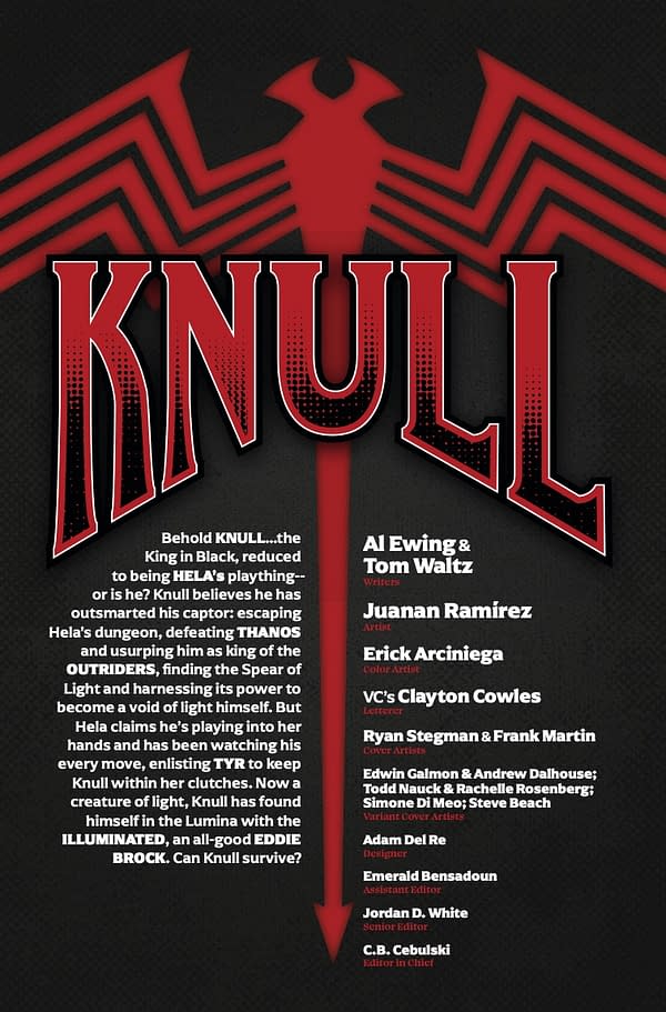 Interior preview page from KNULL #4 RYAN STEGMAN COVER