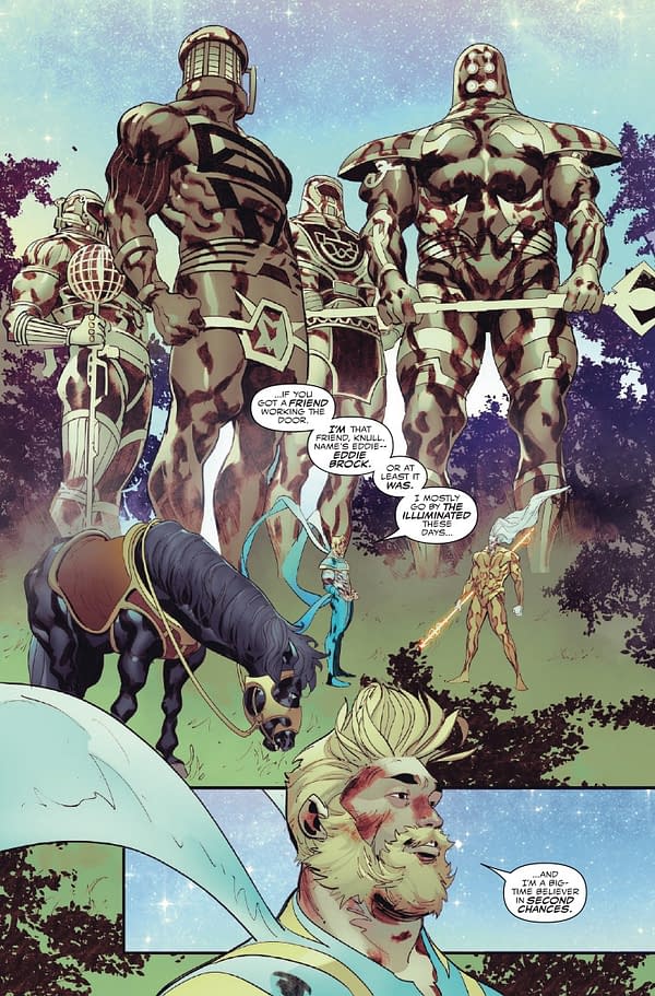 Interior preview page from KNULL #4 RYAN STEGMAN COVER