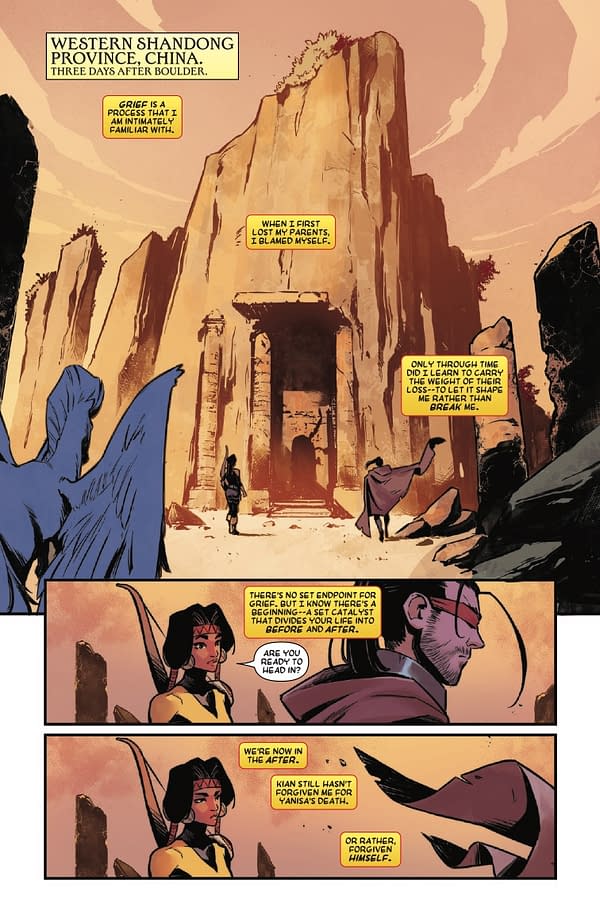 Interior preview page from MOONSTAR #2 GERMAN PERALTA COVER