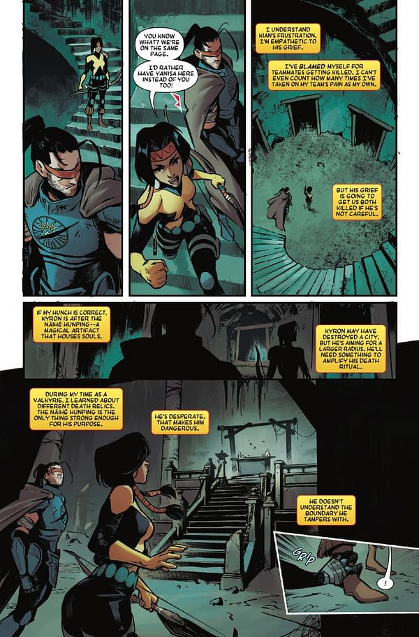 Interior preview page from MOONSTAR #2 GERMAN PERALTA COVER