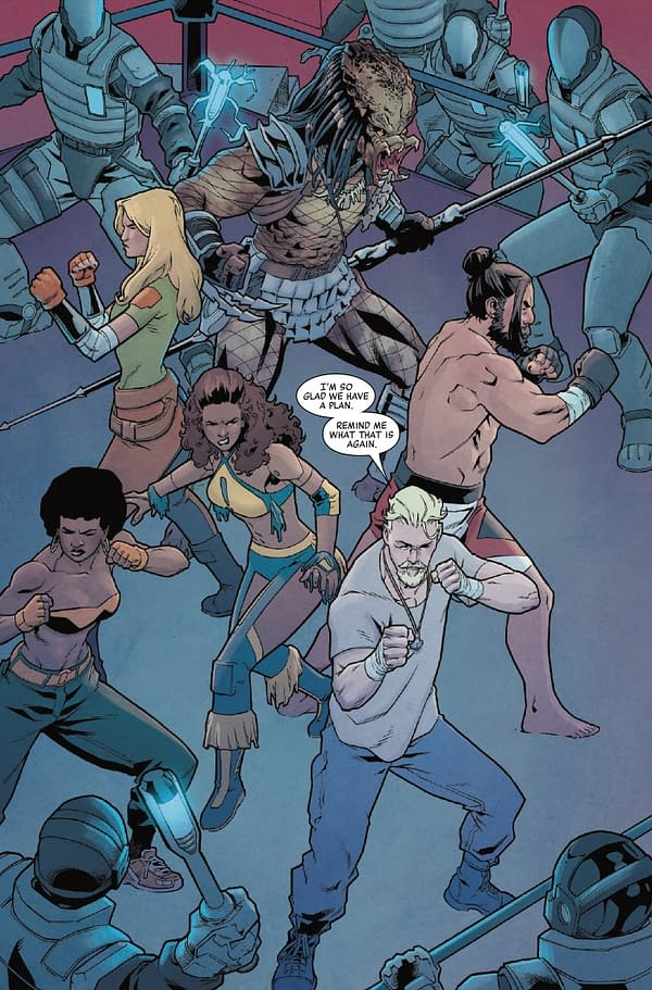 Interior preview page from PREDATOR: BLOODSHED #3 KEN LASHLEY COVER