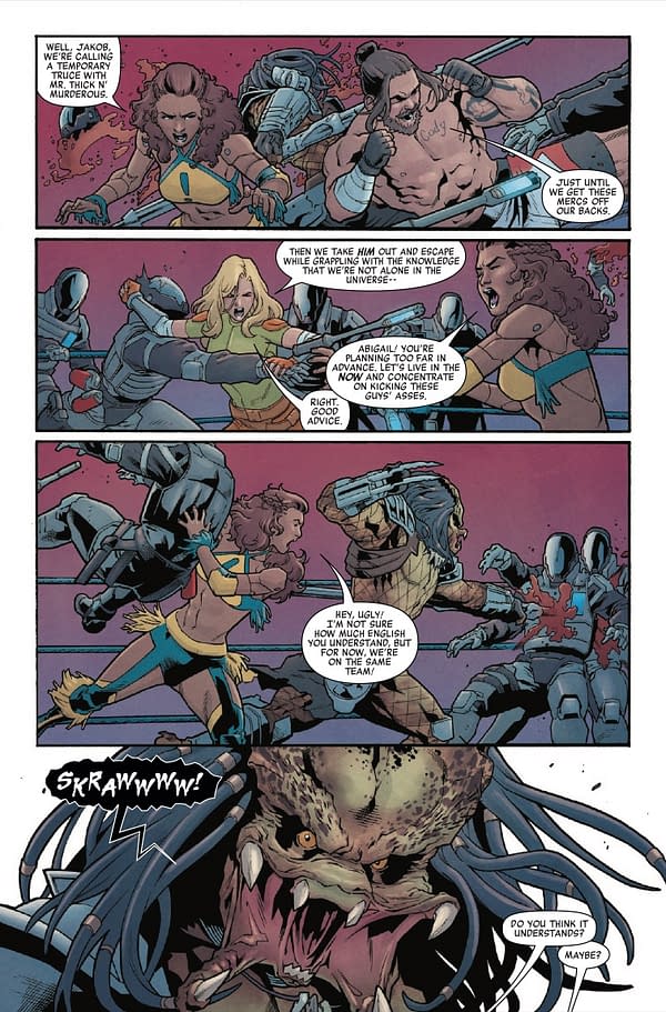 Interior preview page from PREDATOR: BLOODSHED #3 KEN LASHLEY COVER