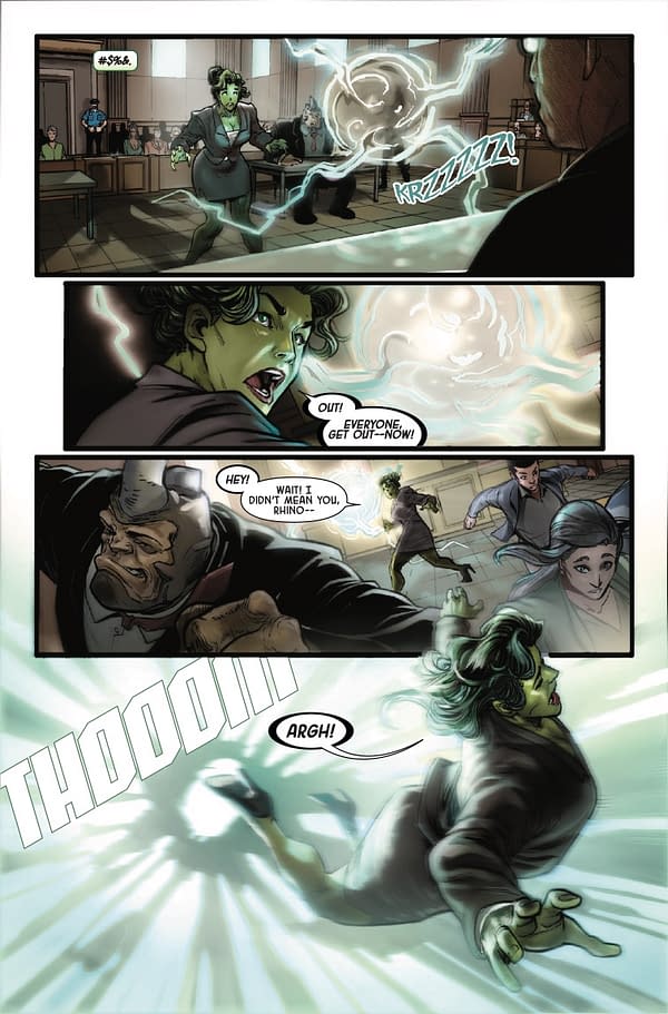 Interior preview page from PLANET SHE-HULK #6 AARON KUDER COVER