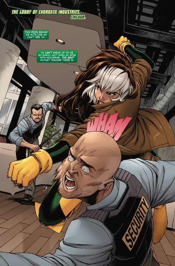 Interior preview page from ROGUE #4 DAVID NAKAYAMA COVER