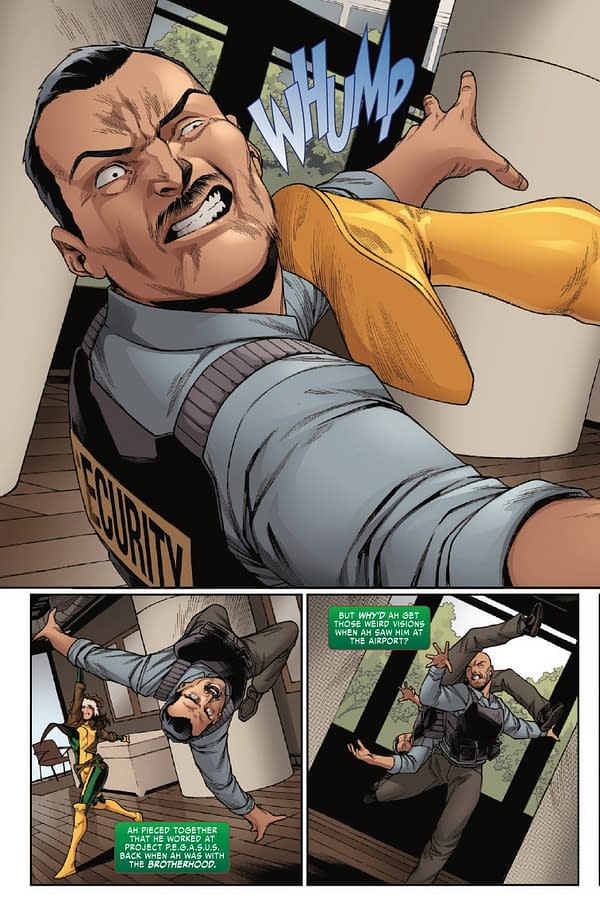 Interior preview page from ROGUE #4 DAVID NAKAYAMA COVER