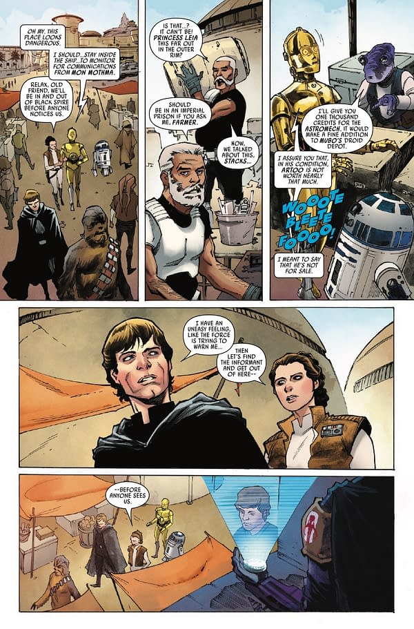 Interior Interior preview page from STAR WARS: GALAXY'S EDGE - ECHOES OF THE EMPIRE #1 PHIL NOTO COVER page from STAR WARS: GALAXY'S EDGE - ECHOS OF THE EMPIRE #1 PHIL NOTO COVER