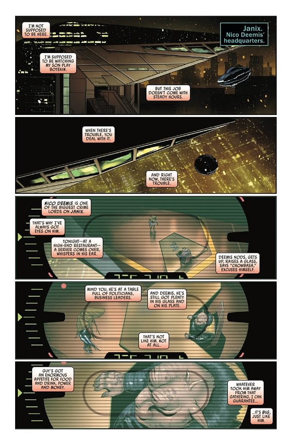 Interior preview page from STAR WARS: SHADOW OF MAUL #2 DERRICK CHEW COVER