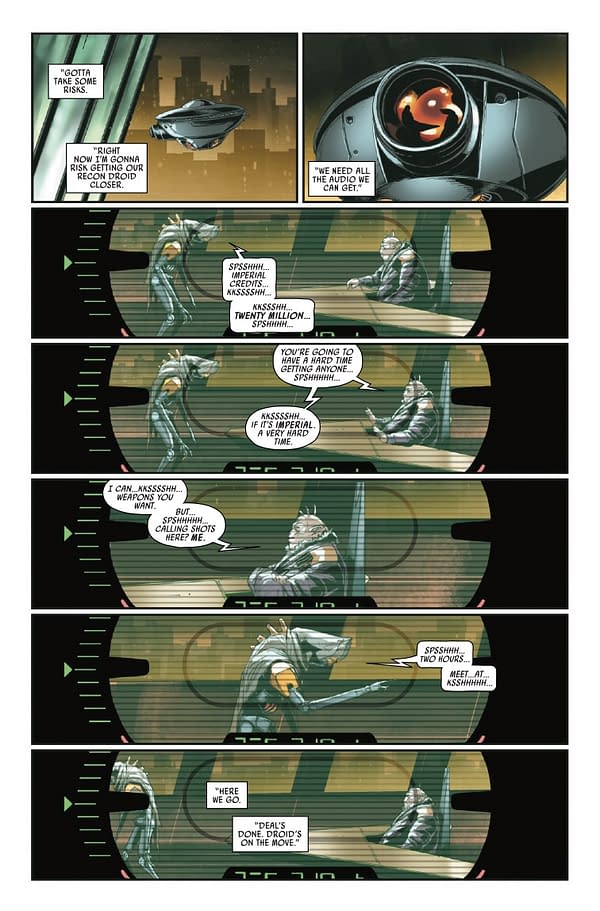 Interior preview page from STAR WARS: SHADOW OF MAUL #2 DERRICK CHEW COVER