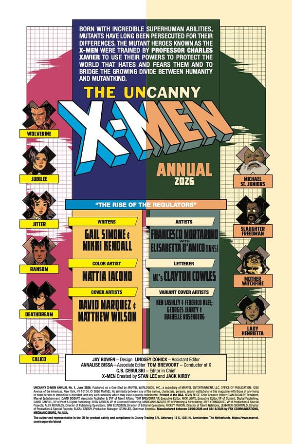 Interior preview page from UNCANNY X-MEN ANNUAL #1 DAVID MARQUEZ COVER