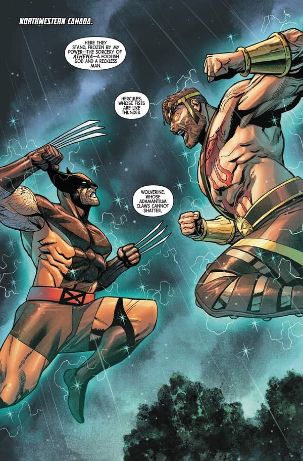 Interior preview page from WOLVERINE #19 DAN PANOSIAN COVER