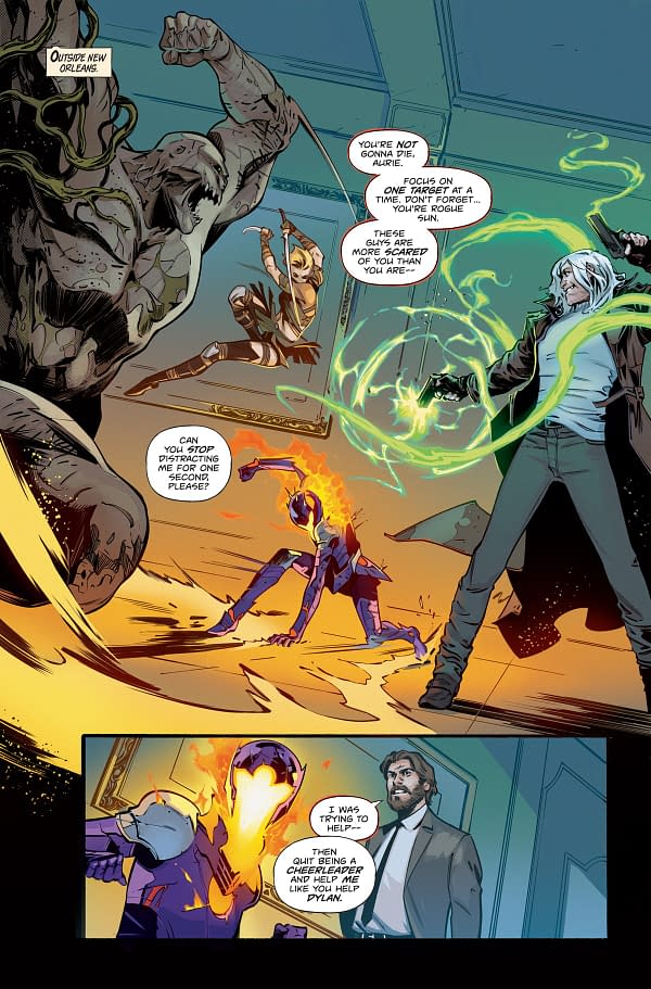 Interior preview page from Rogue Sun #34