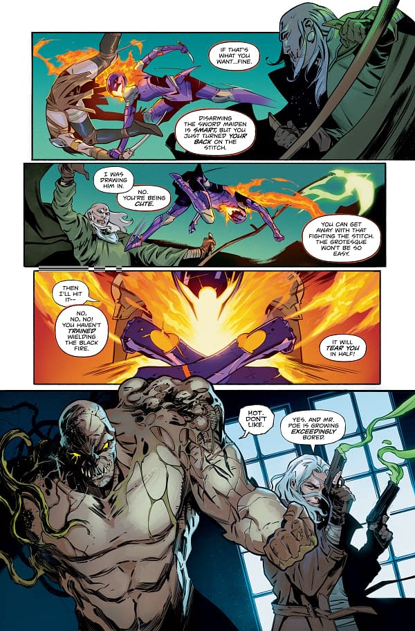 Interior preview page from Rogue Sun #34