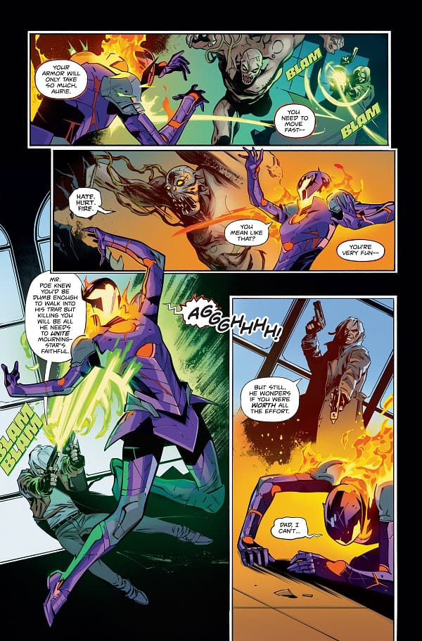 Interior preview page from Rogue Sun #34