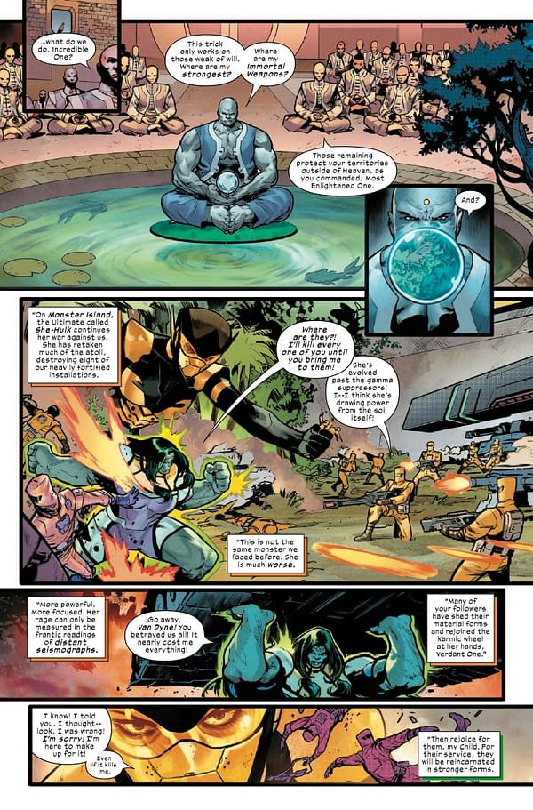 Interior preview page from THE ULTIMATES #24 DIKE RUAN COVER