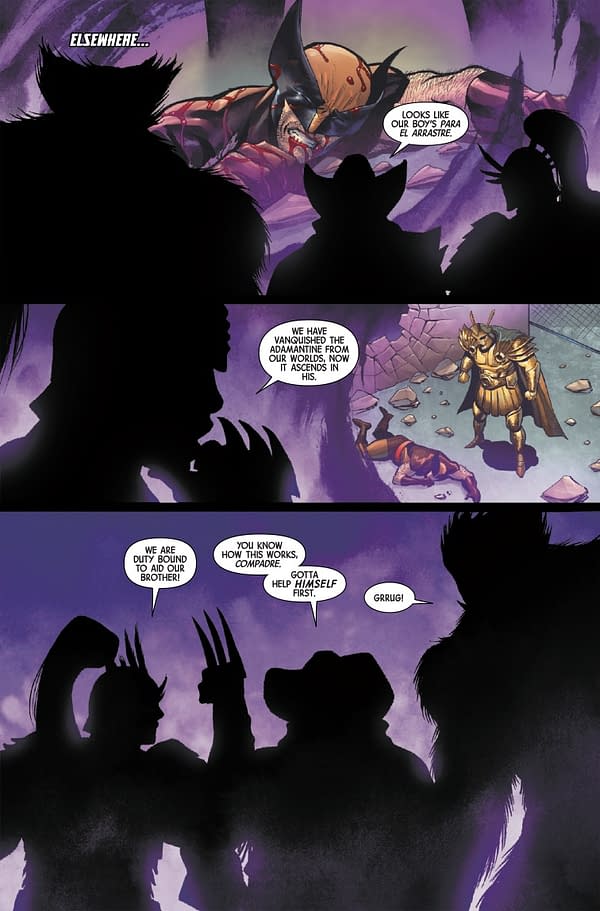 Interior preview page from WOLVERINE #20 DAN PANOSIAN COVER