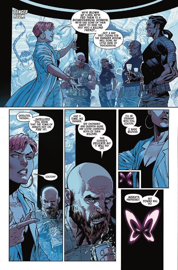 Interior preview page from X-MEN #30 NETHO DIAZ COVER