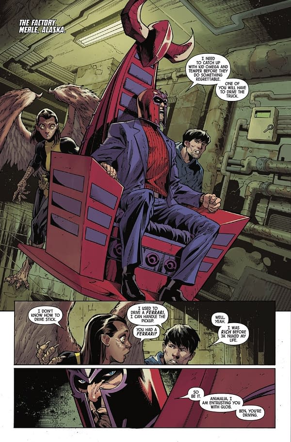 Interior preview page from X-MEN #30 NETHO DIAZ COVER