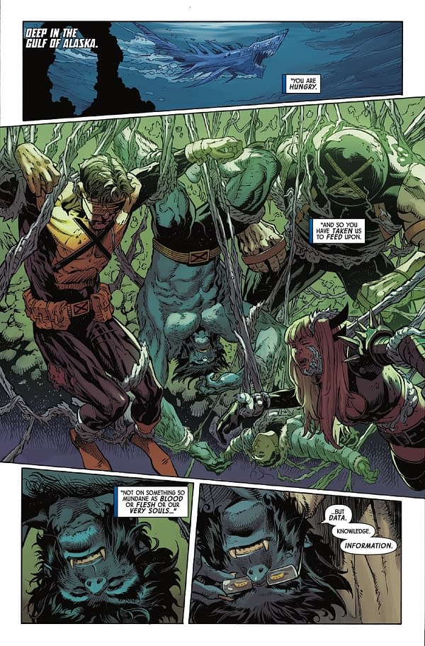 Interior preview page from X-MEN #30 NETHO DIAZ COVER