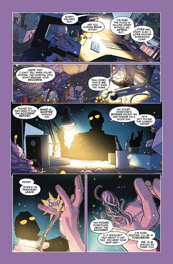 Interior preview page from AMAZING SPIDER-MAN #29 MARK BAGLEY COVER