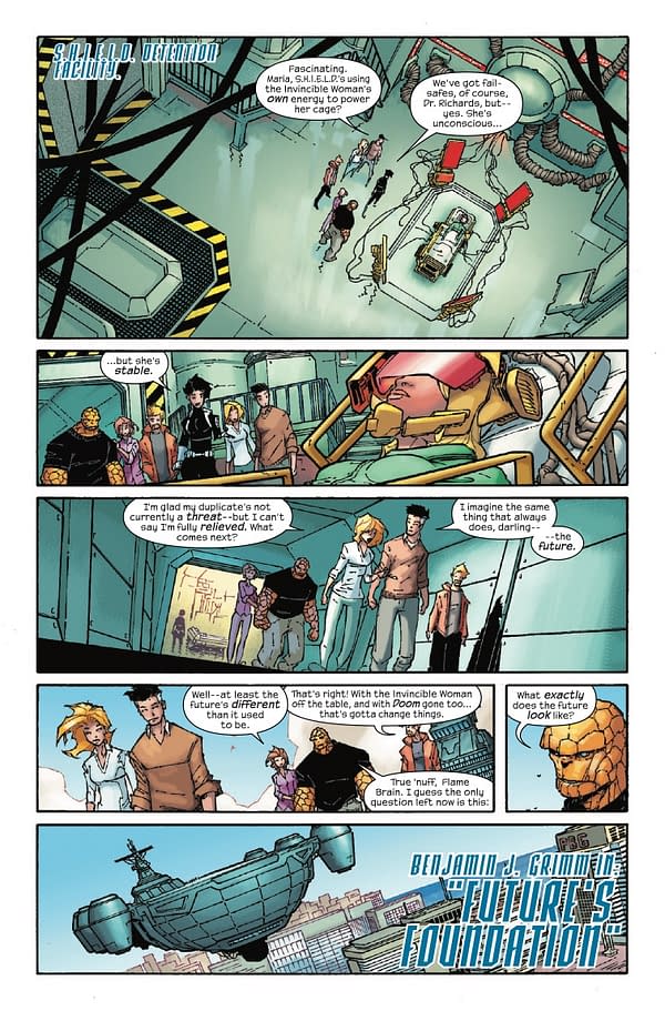 Interior preview page from FANTASTIC FOUR #11 HUMBERTO RAMOS COVER