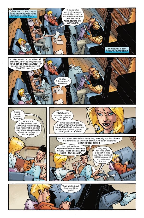 Interior preview page from FANTASTIC FOUR #11 HUMBERTO RAMOS COVER