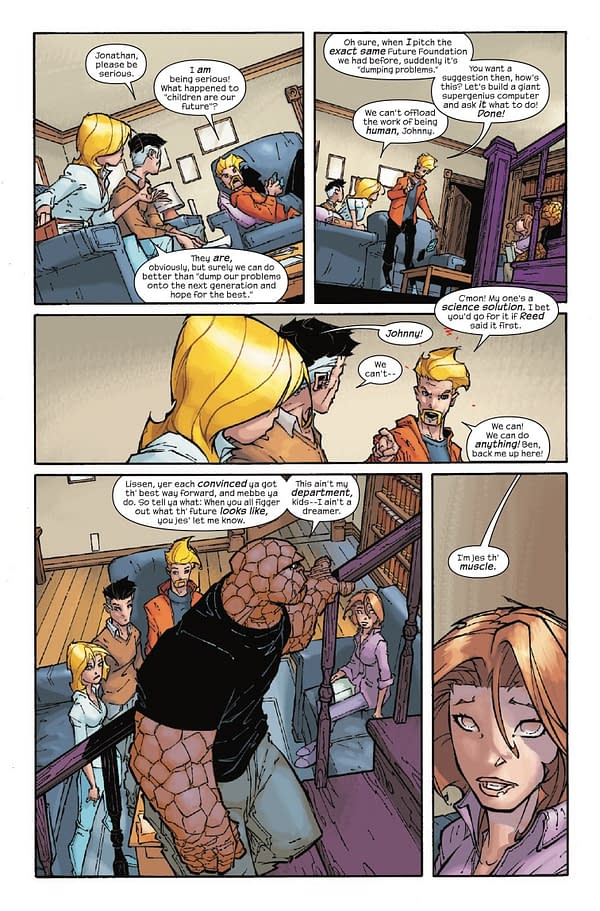 Interior preview page from FANTASTIC FOUR #11 HUMBERTO RAMOS COVER