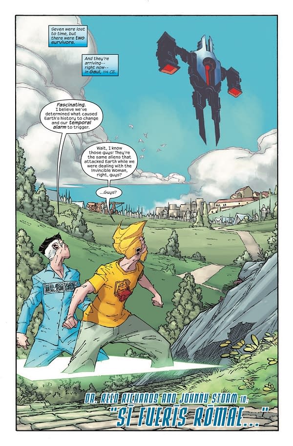 Interior preview page from FANTASTIC FOUR #12 HUMBERTO RAMOS COVER