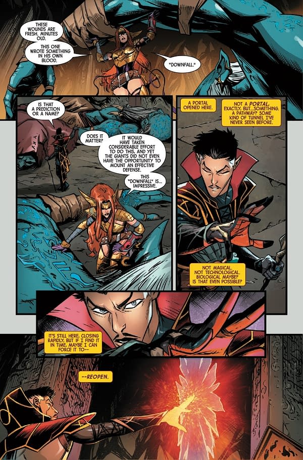 Interior preview page from DOCTOR STRANGE #6 ALEX HORLEY COVER