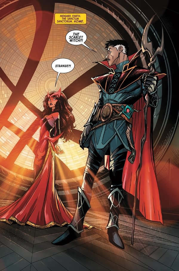 Interior preview page from DOCTOR STRANGE #6 ALEX HORLEY COVER