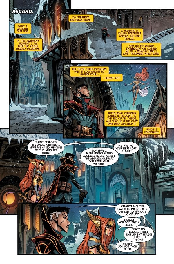 Interior preview page from DOCTOR STRANGE #7 ALEX HORLEY COVER