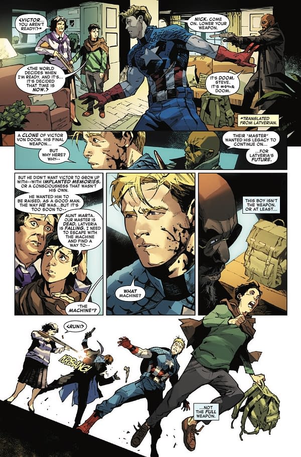 Interior preview page from CAPTAIN AMERICA #11 VALERIO SCHITI COVER
