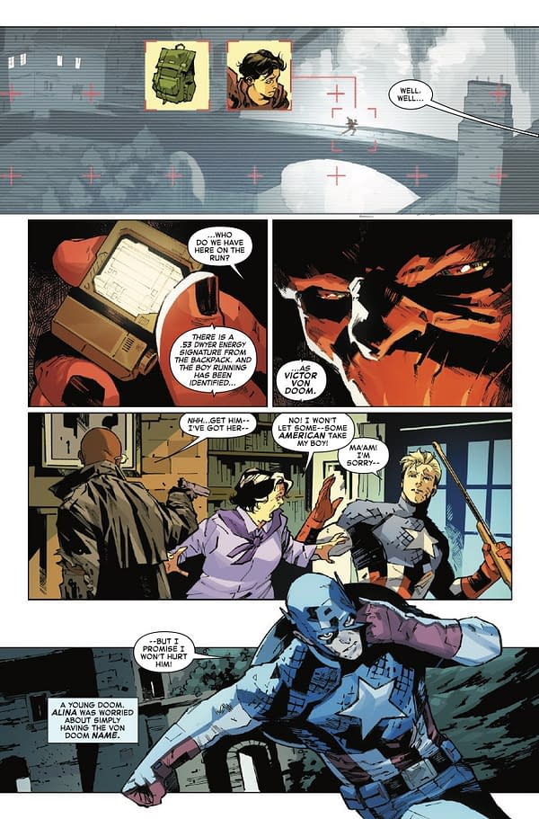 Interior preview page from CAPTAIN AMERICA #11 VALERIO SCHITI COVER