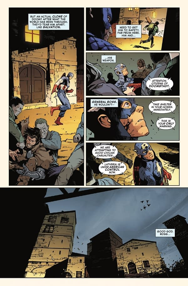 Interior preview page from CAPTAIN AMERICA #11 VALERIO SCHITI COVER