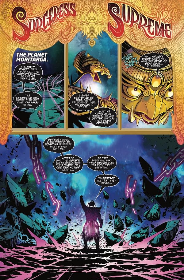 Interior preview page from SORCERER SUPREME #6 LESLEY "LEIRIX" LI COVER