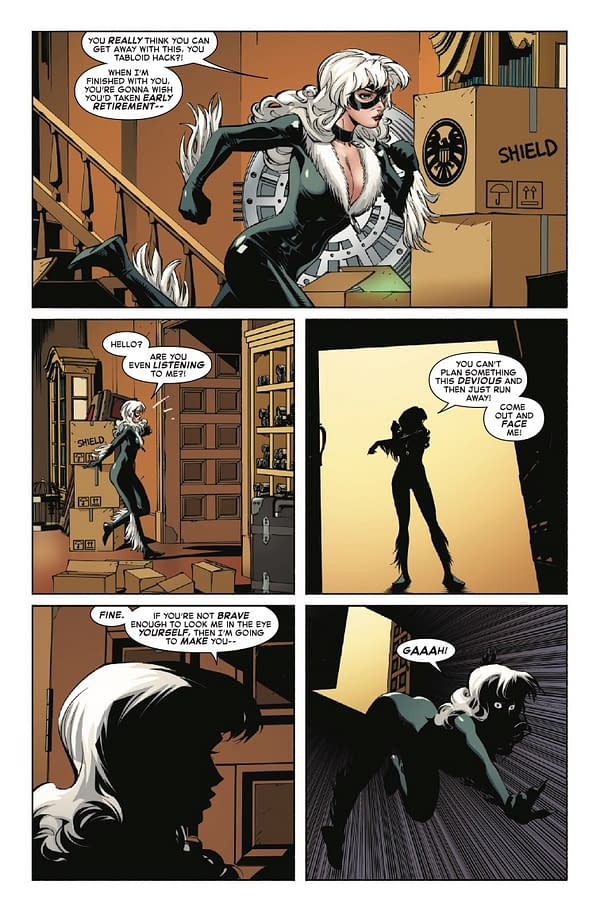 Interior preview page from BLACK CAT #10 GLEB MELNIKOV COVER